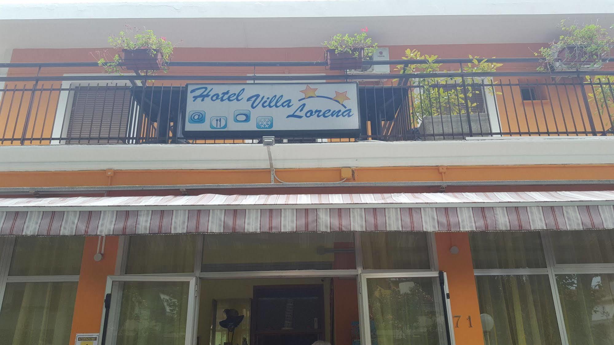 רימיני Hotel Villa Lorena מראה חיצוני תמונה